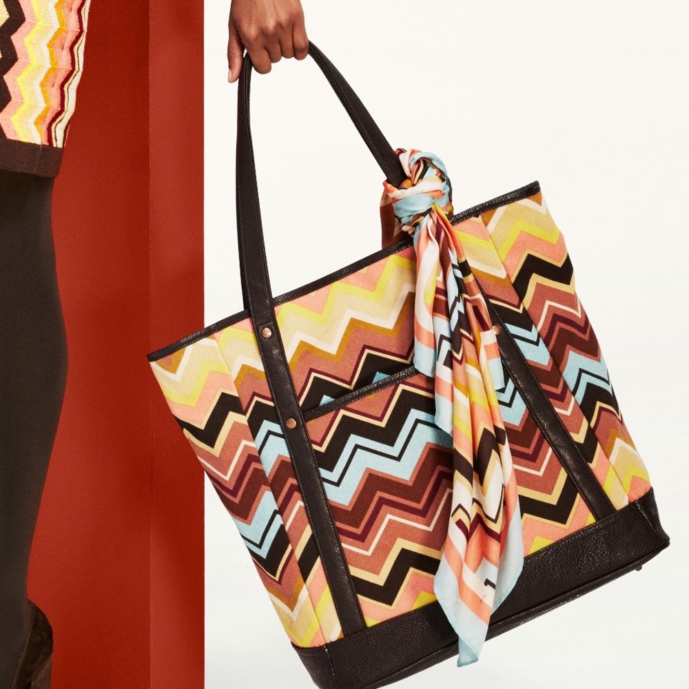 Missoni LIMITED EDITION Colore Zig Zag Tote NWT